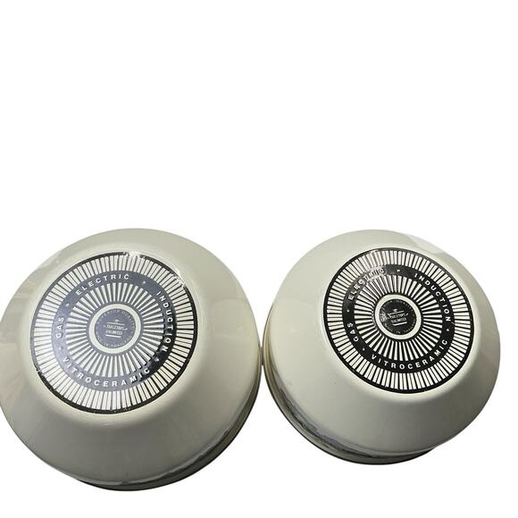 Vintage Tabletops Unlimited Kensington Garden Enamelware Bowls - Set of 2 - Picture 6 of 11